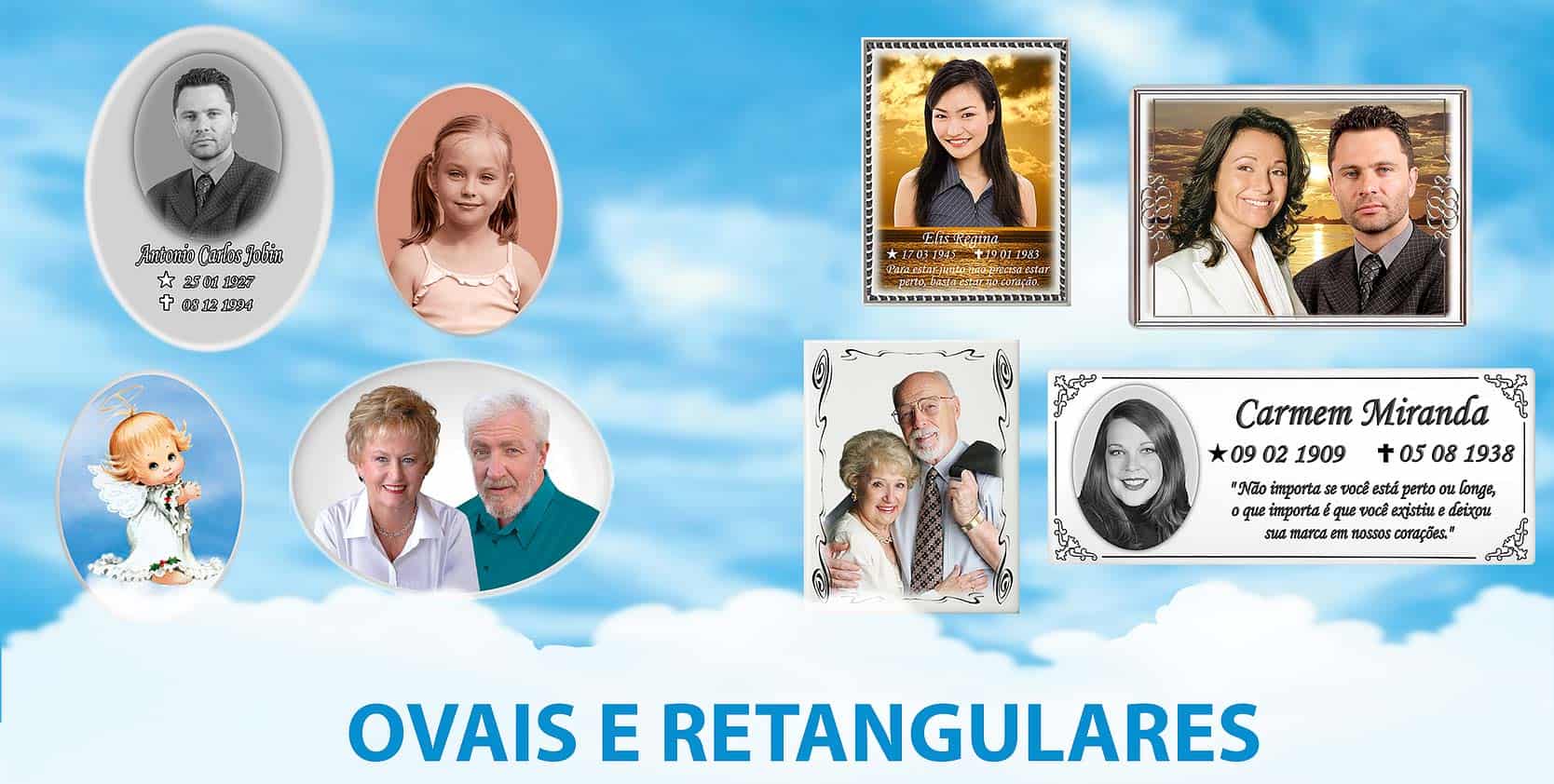 Ovais e Retangulares